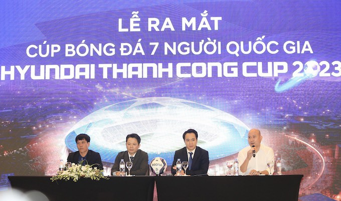 Cúp bóng đá 7 người Quốc gia Hyundai Thanh Cong Cup 2023 khởi tranh tại 4 khu vực