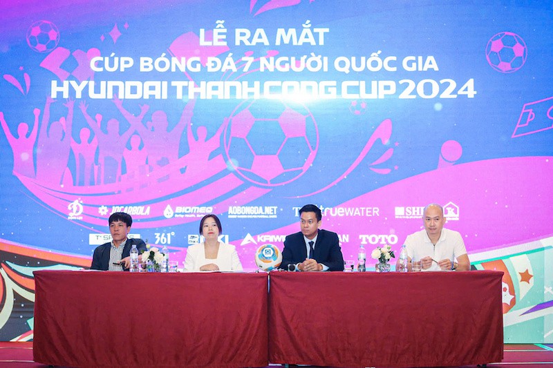 Ra mắt Cúp bóng đá 7 người Quốc gia Hyundai Thành Công Cup 2024