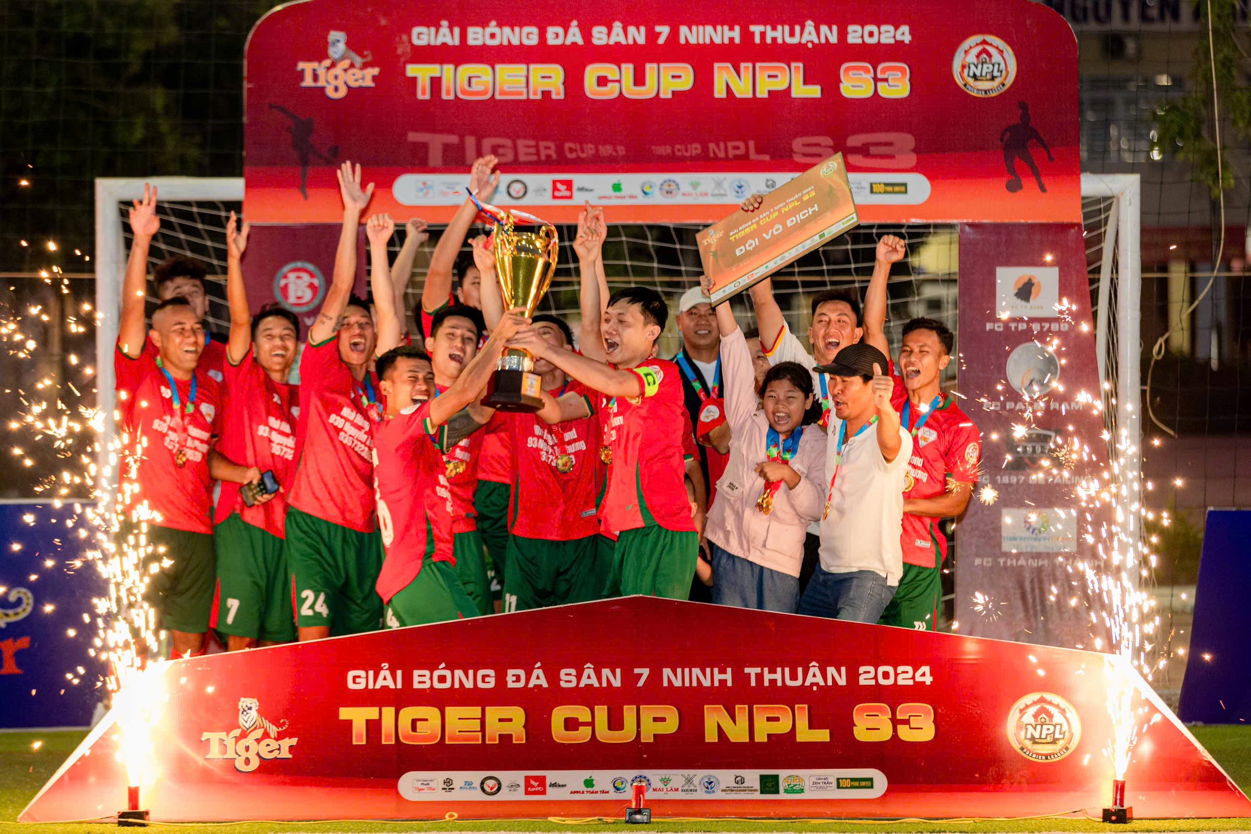 FC TP 6789 trở thành tân vương Giải bóng đá sân 7 tỉnh Ninh Thuận 2024