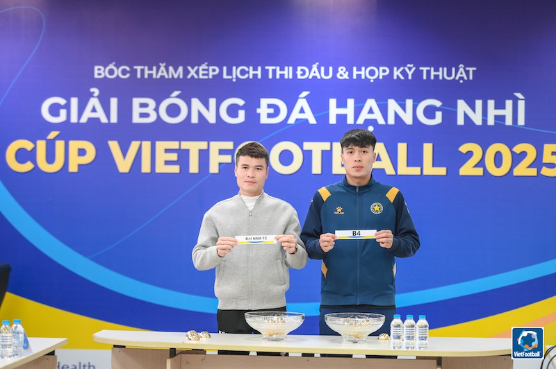 Khởi tranh Giải bóng đá hạng Nhì – Cúp VietFootball 2025