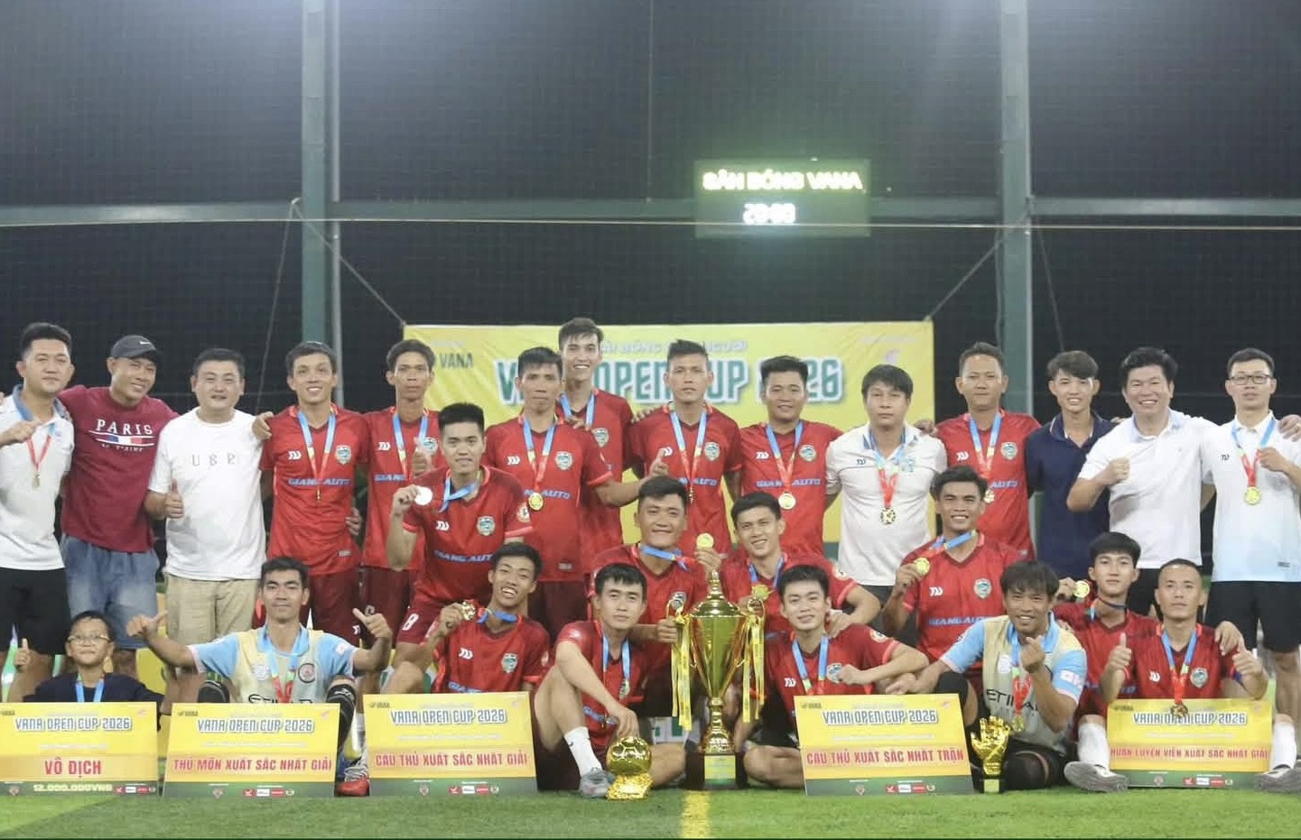 Vana Open Cup 2026 khép lại với những kỷ niệm đáng nhớ