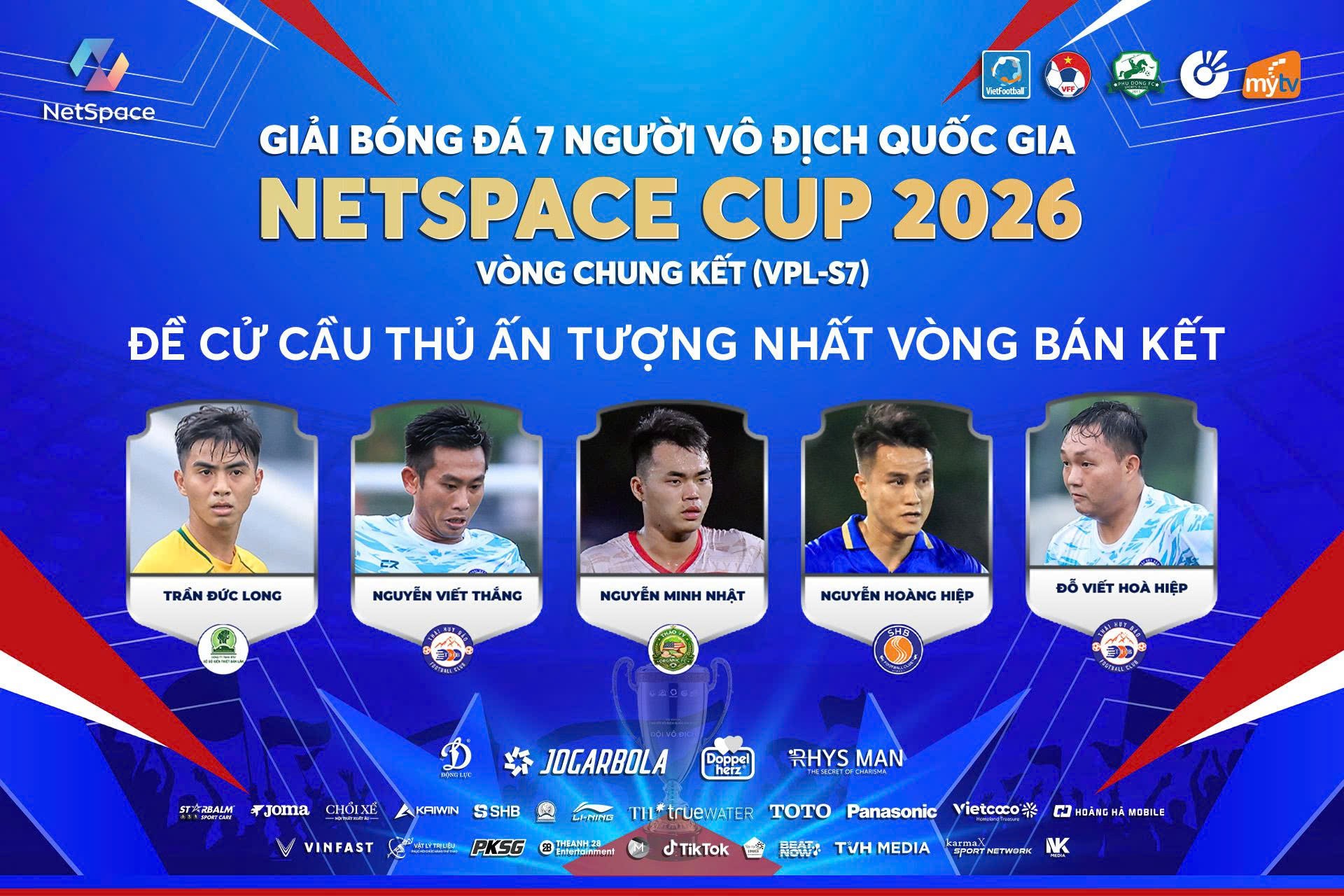 Bình chọn cầu thủ ấn tượng Bán kết VCK (VPL-S7)