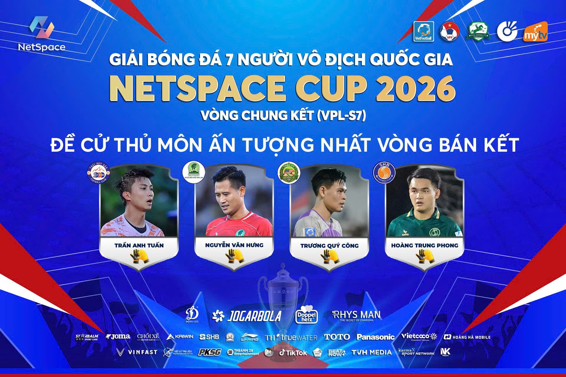 Bình chọn thủ môn ấn tượng Bán kết VCK (VPL-S7)
