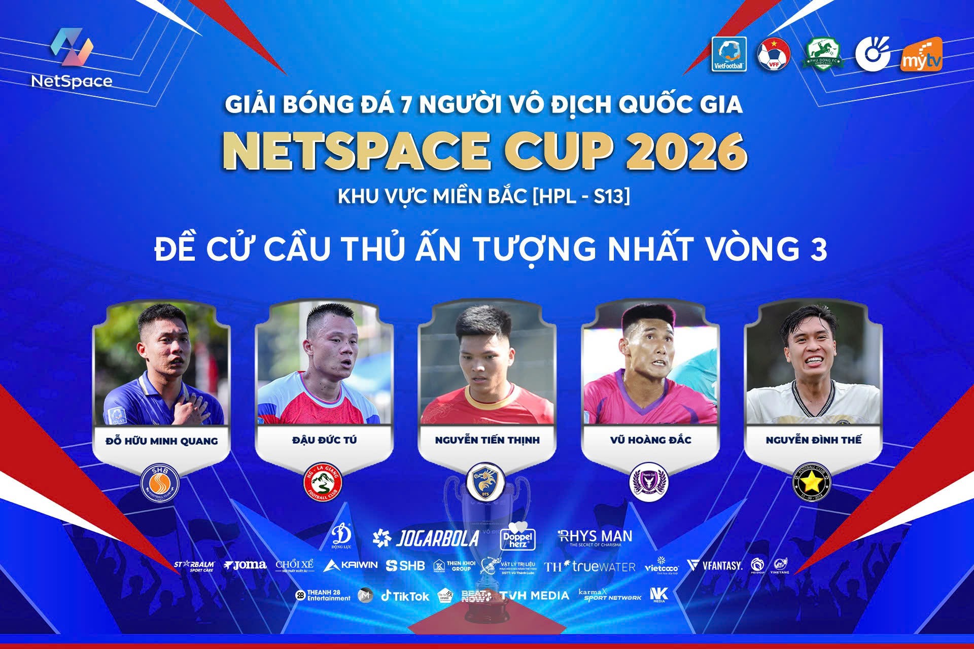 Bình chọn cầu thủ ấn tượng nhất vòng 3 [HPL-S13]